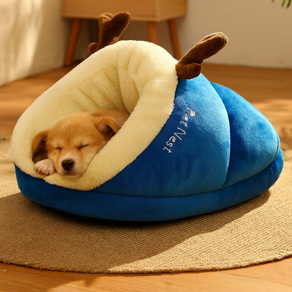 Pet Bed Winter Cat Dog Slippers Small Nest